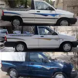 فروش برچسب اطراف بدنه پراید وانت