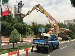 اجاره بالابر و جرثقیل سبد دار نیسانی و خاوری