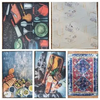پادری چاپی دیجیتال آشپزخانه سه بعدی زیر ترمز دات