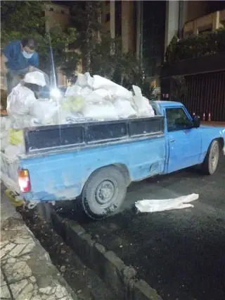 حمل نخاله با نیسان کمپرسی خاور و بابکت