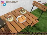 میز و صندلی غذاخوری تاشو مدل پیچک
