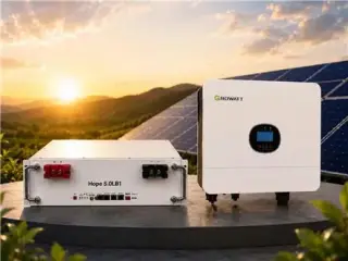 ست سانورتر و باتری برند Growatt