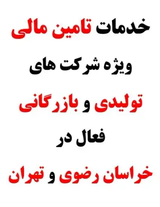 خدمات تامین مالی شرکتهای فعال درحوزه محصولات شیمیایی