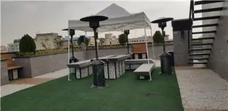 اجاره چادر خیمه چتر آلاچیق بخاری کولر پنکه چمن مصنویی