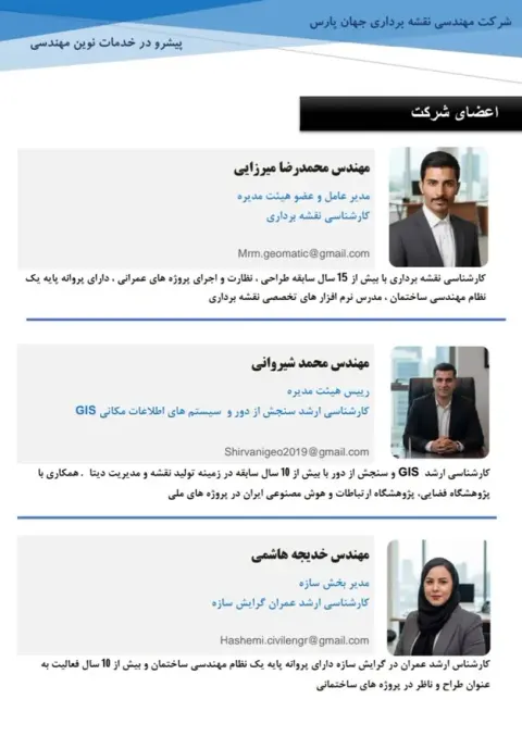 نقشه برداری جهان پارس