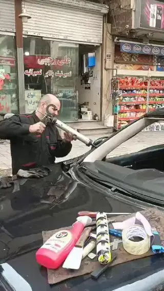شیشه اتومبیل رجبی