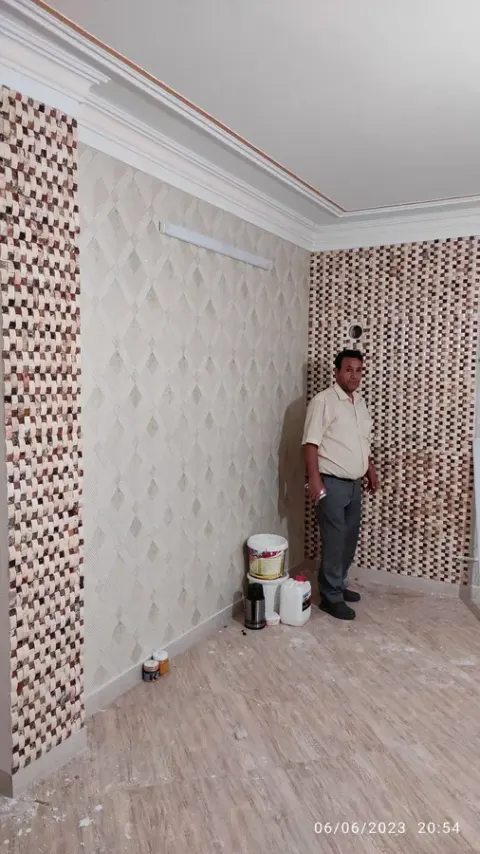 نقاشی ساختمان. کاغذدیواری.تعمیرات داخلی گلستانی