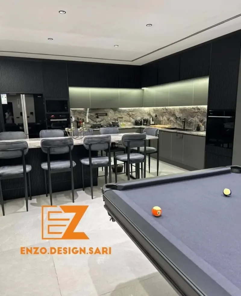 اجرای کابینت مدرن و نئوکلاسیک انزو در ساری