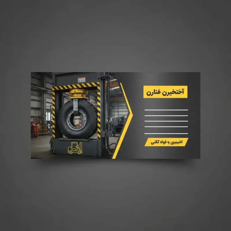 تعویض رینگ از لاستیک توپر لیفتراک اتحاد