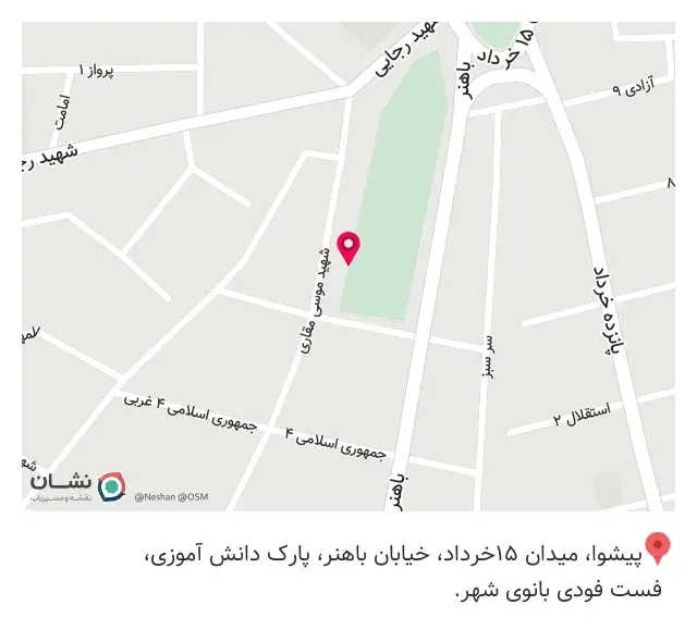 فست فودی بانوی شهر