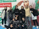مژگان جانقربان مربی والیبال غرب تهران