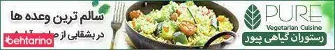 غذای سالم و گاهی پیور
