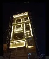 طراحی و اجرای نمای ساختمان خدادادی در مشهد