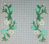 گلدوزی لباس ماه عسل
