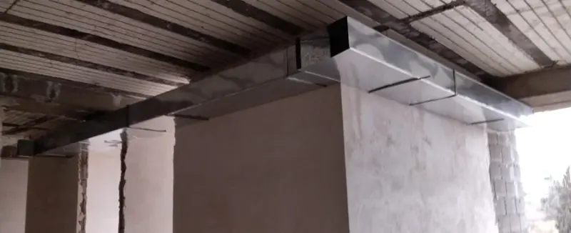 کانال سازی هود صنعتی دریچه مدرن کولر