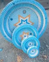 موزاییک و حوض آبنمان باقری