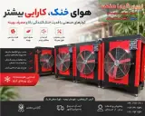 تولید هیتر تابشی / کولر صنعتی آکسیال نوین گرما صنعت