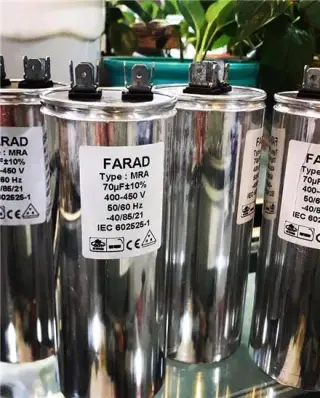 فروش عمده انواع خازن AC و راه انداز موتوری