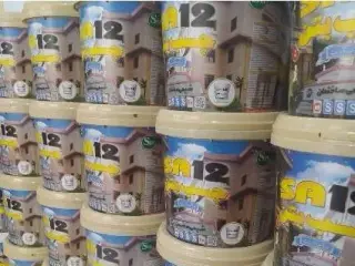 چسب بتن 12 کیلویی شیمی ساختمان sa12 کاشی ak5