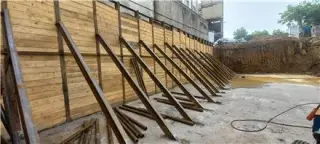 اجرای میکروپایل و سازه نگهبان