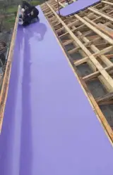 نجاری و حلب زنی ساختمان احمدی در رشت