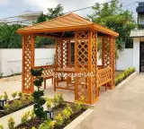 طراحی ساخت آلاچیق و پرگولا چوبی چوتاش در آمل