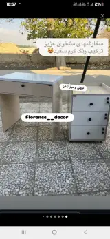 تجهیزات آرایشگاهی فلورنس میزناخن آینه