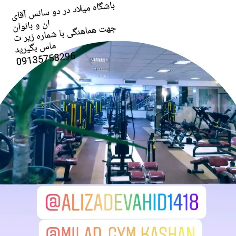باشگاه بدنسازی آقایان و بانوان میلاد