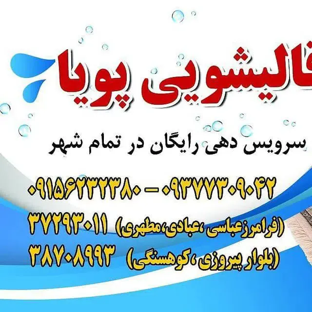 قالیشویی و مبل شویی پویا