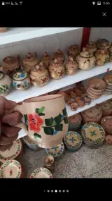سفال و سرامیک زعفرانی