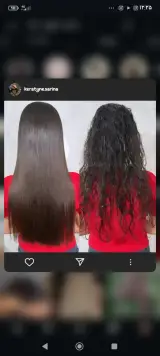 کراتین و پروتین مو صافی واحیامو سارینا