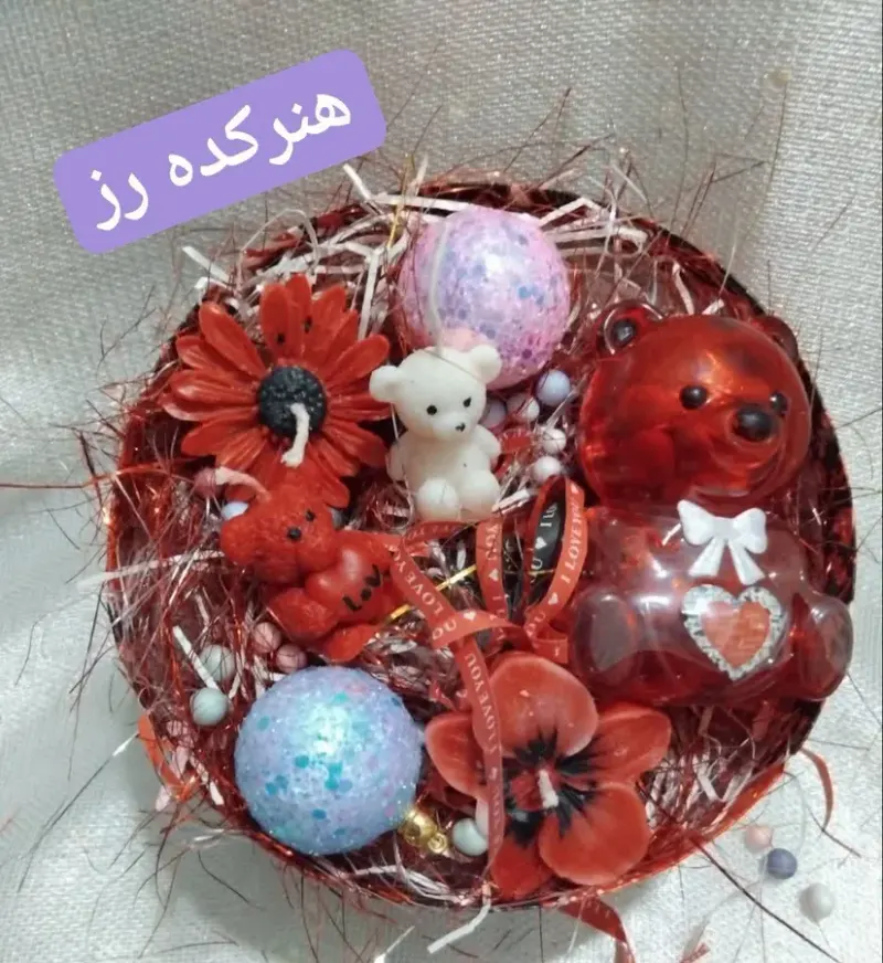 هنر شمع سازی و سنگ مصنوعی