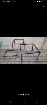 نصب سایبان و چهار پایه کولر