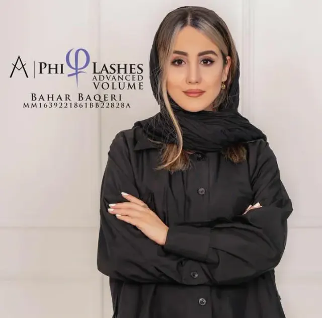 خدمات اکستنشن و لیفت مژه و ابرو بهار باقری در رشت
