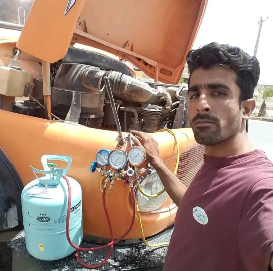 شارژ گاز و کولر اتومبیل های سبک و سنگین جهان اتومات در زابل