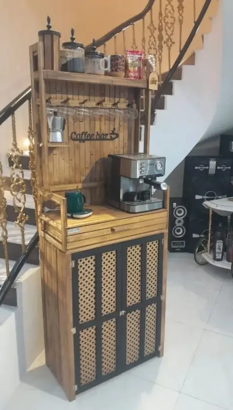 تولید کافه بار چوبی شکرزاده در ارومیه