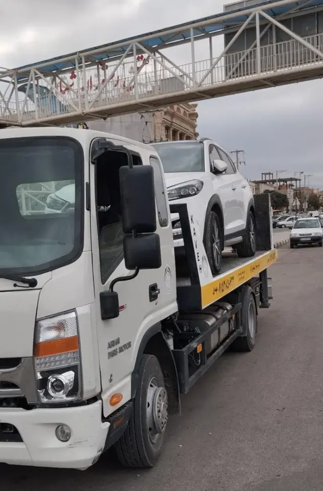 خودروبر کفی و یدک کش چرخگیر بجنورد
