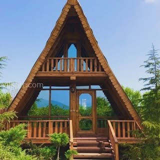 املاک کلبه چوبی