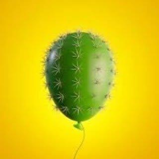 ?بادکنک آرایی کاکتوس?