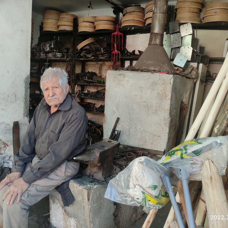 آهنگری وداس سازی استاد محمد علی دولتخواه