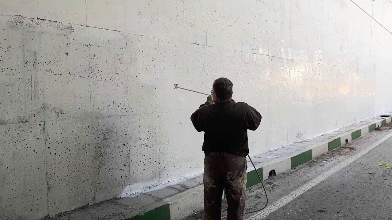 نقاشی صنعتی وساختمانی با دستگاه ایرلس