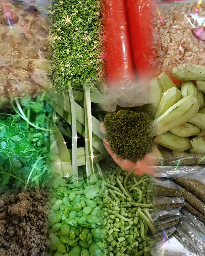 تهیه مواد غذایی در منزل سبزی مارکت مزرعه