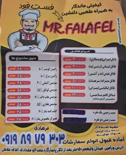 فست فود آقای فلافل