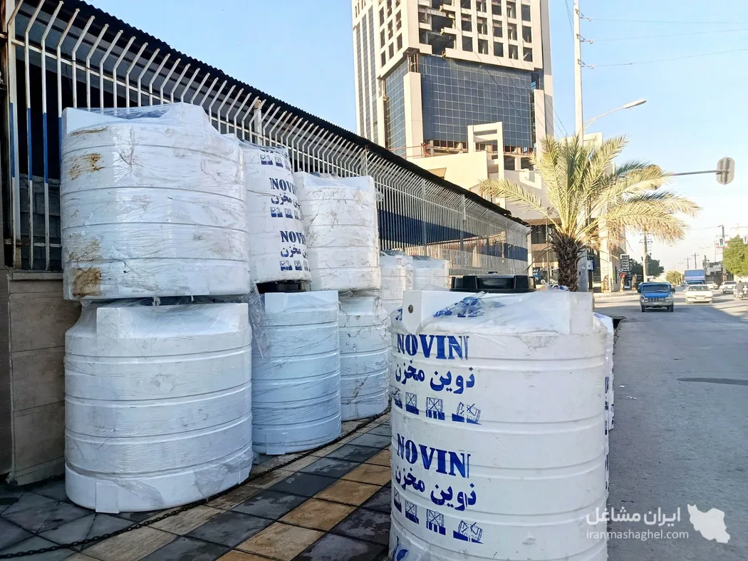 ساخت و فروش مخازن پلی اتیلن احمدپور در برازجان