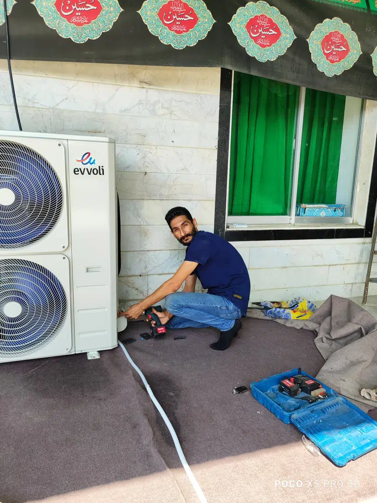 خدمات فنی پکیج و کولر و تاسیسات لشکری