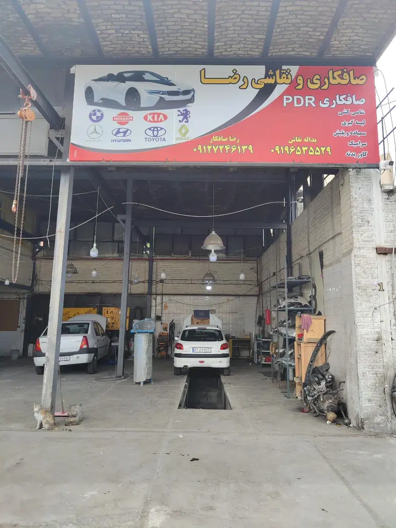 صافکاری و نقاشی رضا