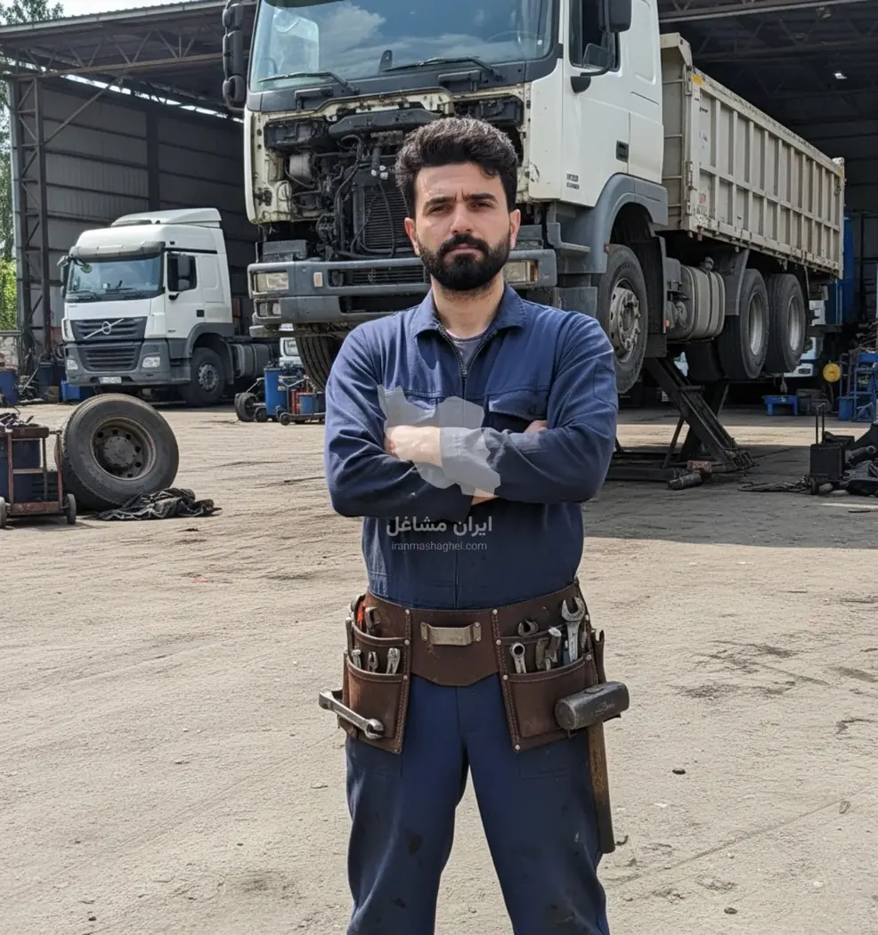 تعمیرگاه ماشین سنگین دیزل کاران در شاهرود
