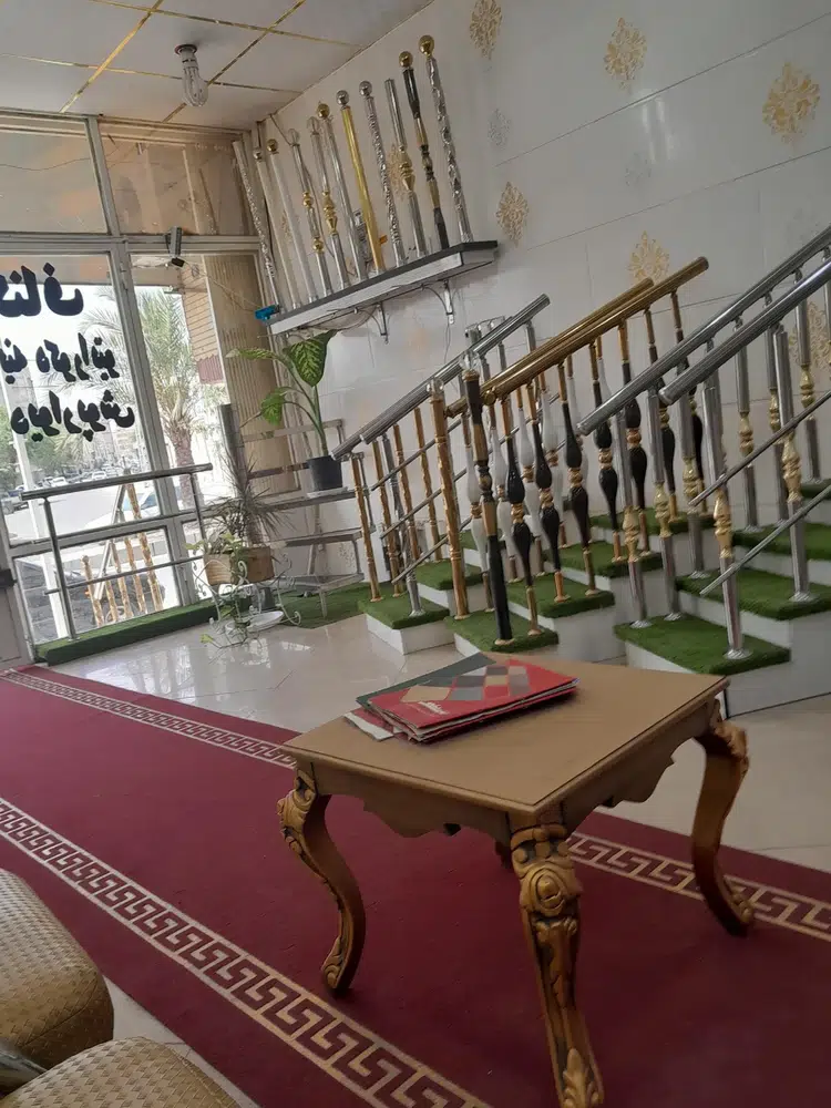 نرده استیل و دکوراسیون داخلی کاج