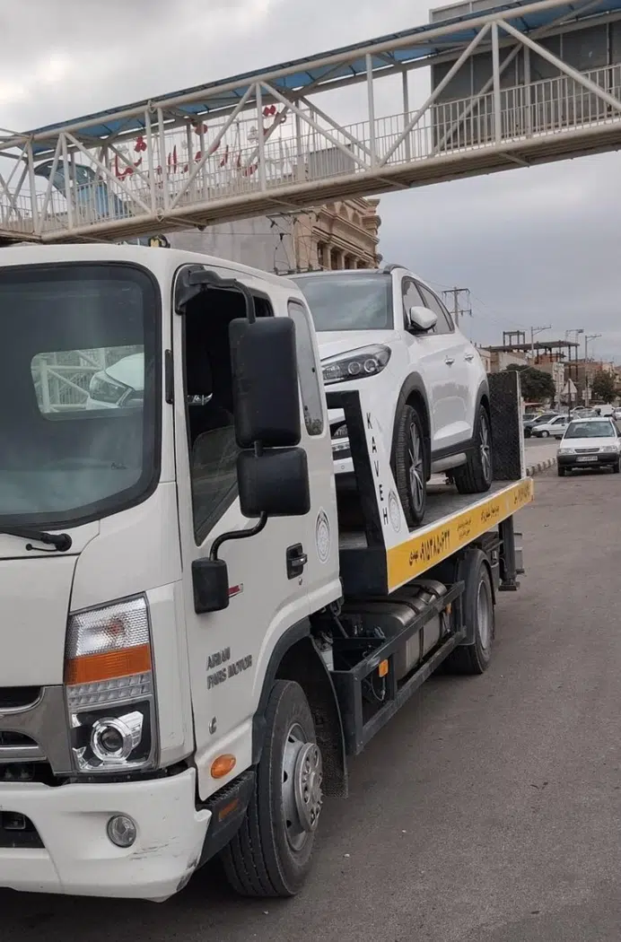 خودروبر کفی و یدک کش چرخگیر بجنورد
